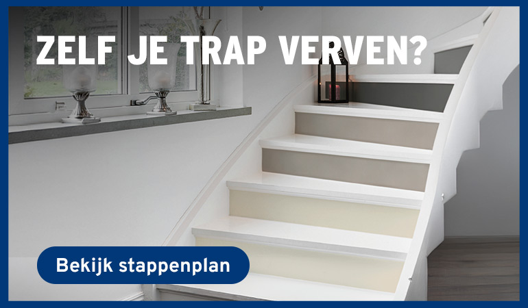 Zelf je trap verven? bekijk stappenplan