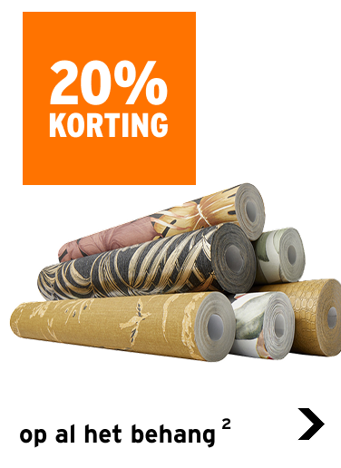 20% korting op al het behang