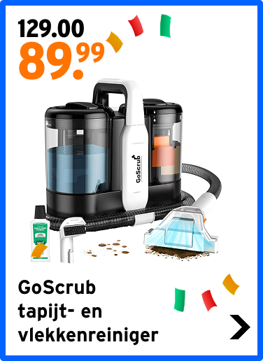 Tapijt- en vlekkenreiniger voor 89.99