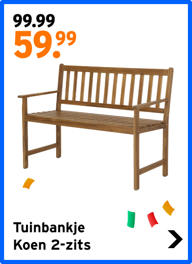 Tuinbankje Koen voor 59.99