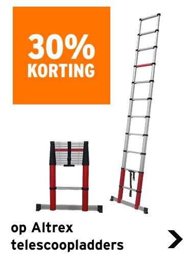 30% op Altrex telescoopladders