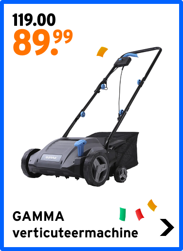 GAMMA verticuteermachine voor 89.99